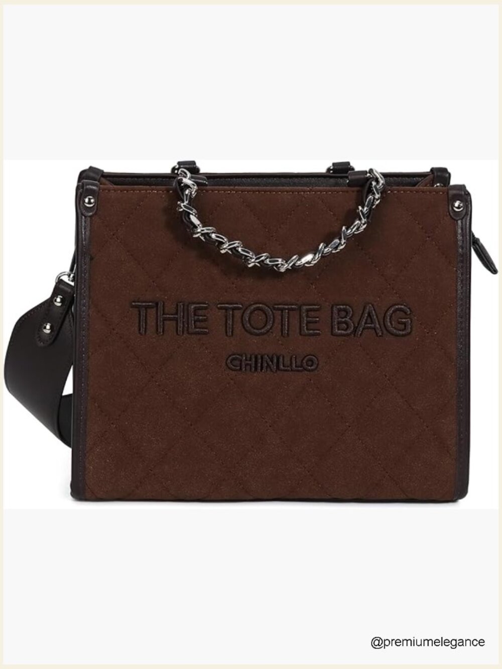 Large Faux Leather Tote Bag with Laptop Compartment Top Handle Purse